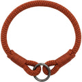 Yean Braided Rope Slip Dog Collar 45 cm Rust - Product view