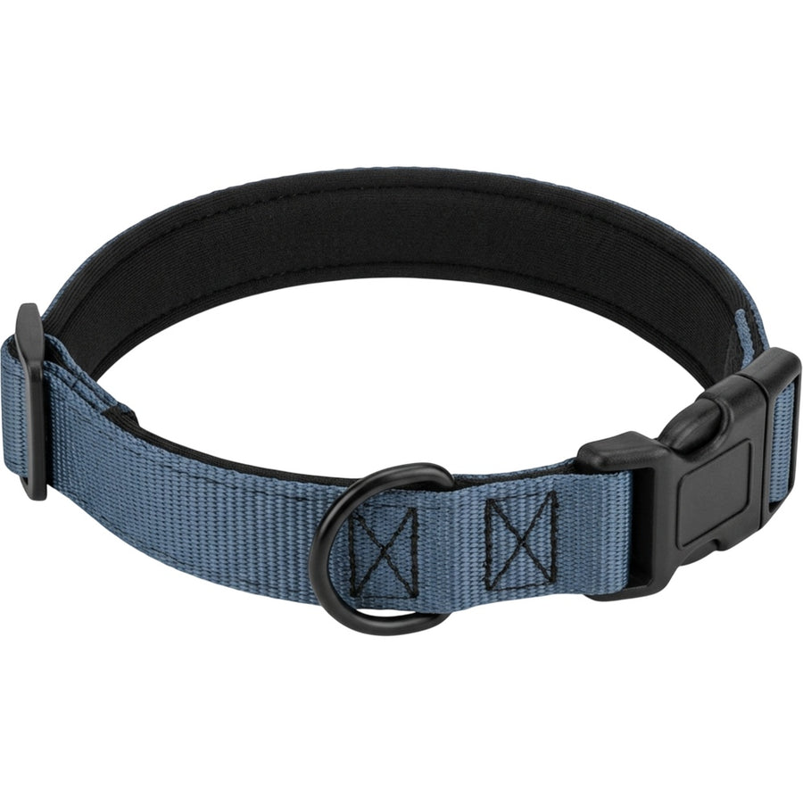 Yean Padded Webbing Dog Collar 44-62 cm Slate Blue
